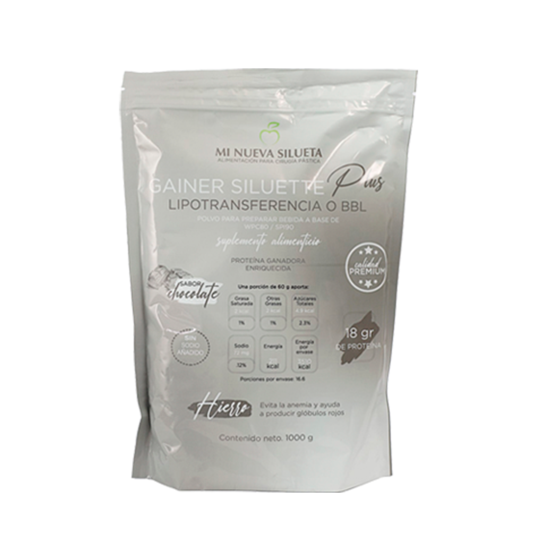 Proteína Gainer Siluette Plus (antes de cirugia)