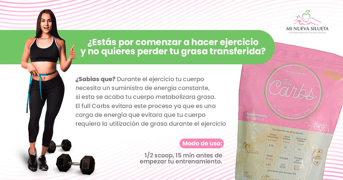 Full Carbs: Protege y Potencia Tus Resultados Post Lipotransferencia