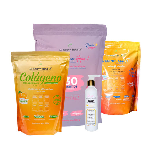 KIT 2 ETAPA 1 . (0 A 4 semanas post lipo)