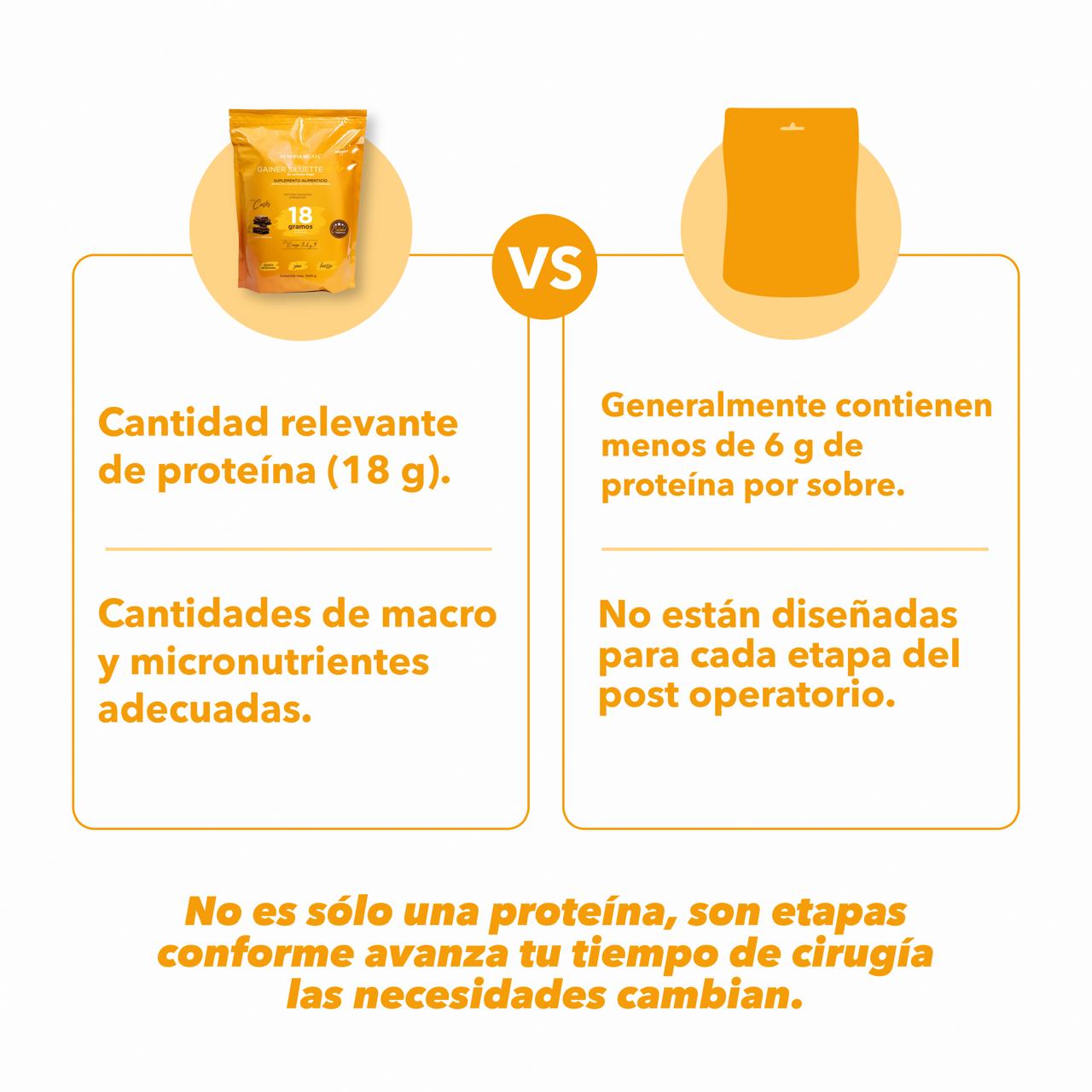 Proteína Gainer Siluette PRO whith carbs