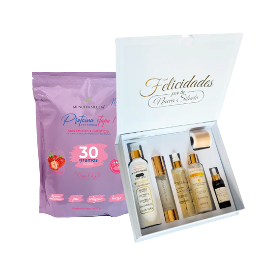 Kit de Recuperación Post Lipo Dermocosmetico + Proteína etapa 1