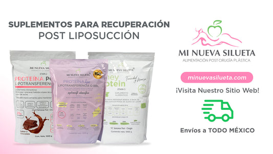 Suplementos para recuperación post liposucción