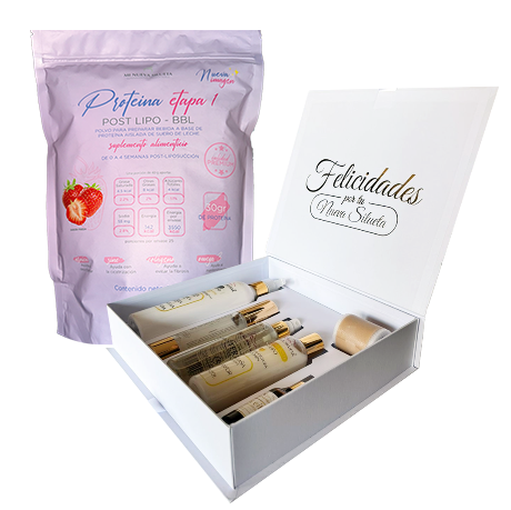 Kit de Recuperación Post Lipo Dermocosmetico + Proteína etapa 1