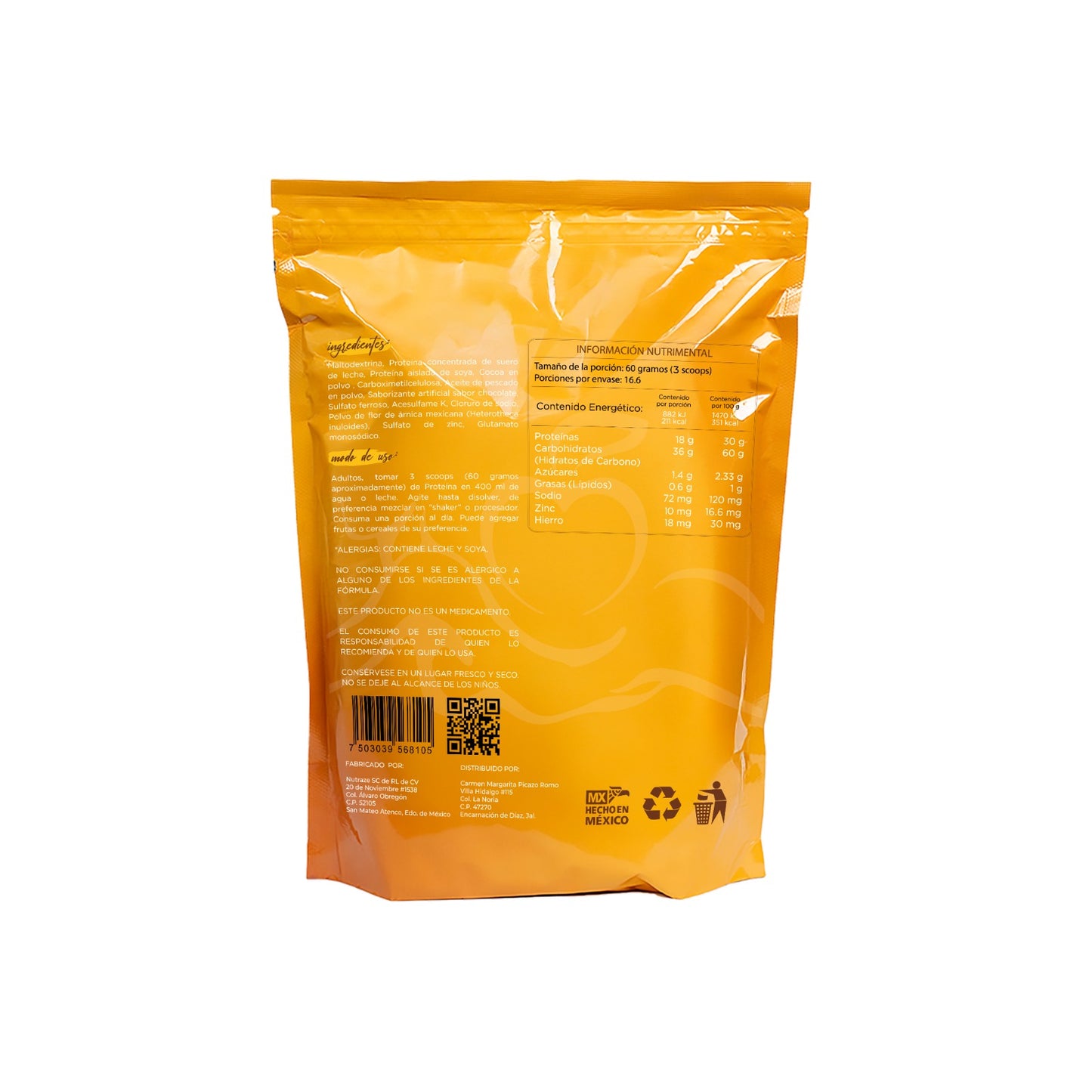 Proteína  Gainer Siluette PRO whith carbs