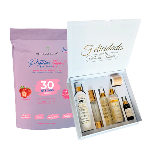 Kit de Recuperación Post Lipo Dermocosmetico + Proteína etapa 1