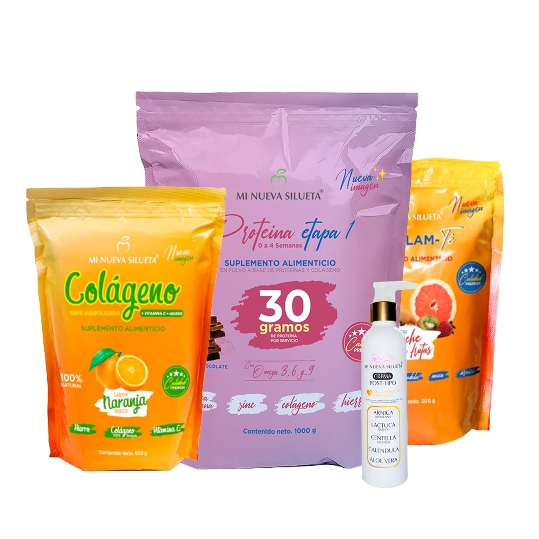 KIT 2 ETAPA 1 . (0 A 4 semanas post lipo)