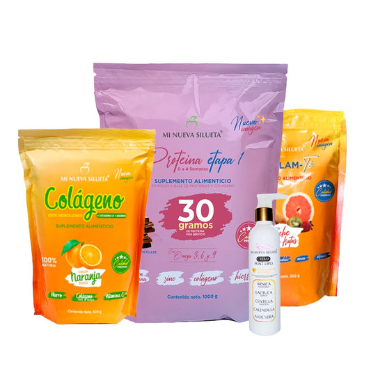 KIT 2 ETAPA 1 . (0 A 4 semanas post lipo)