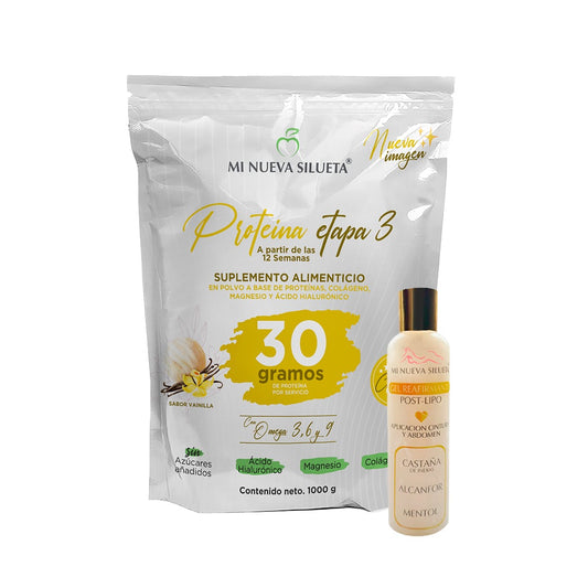 KIT 1.  ETAPA 3  (a partir de 12 semanas post liposucción)